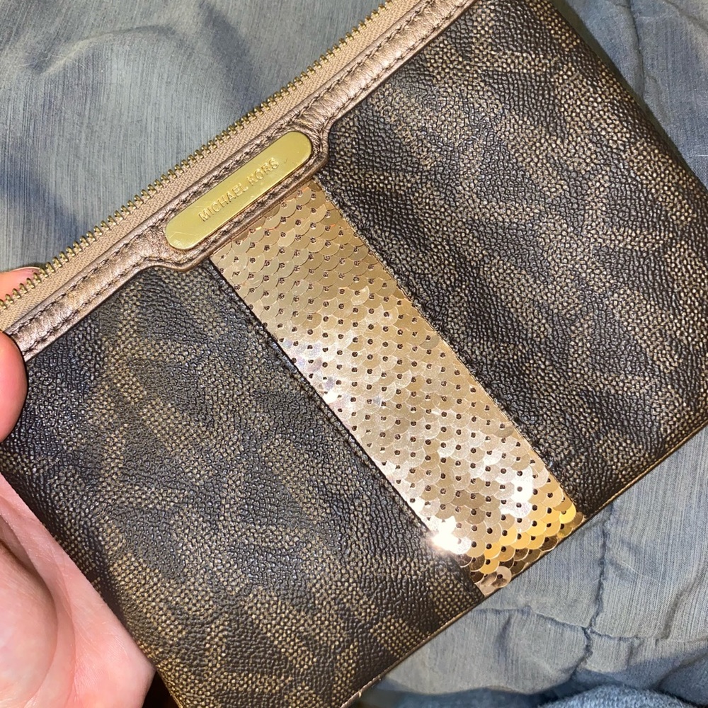 Michael Michael Kors Sequin Monogram Crossbody Ba… - image 2